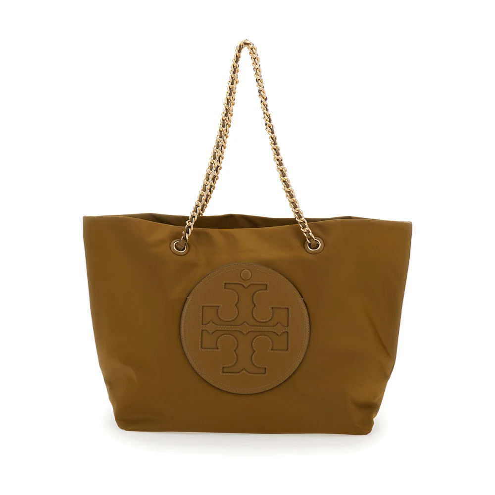 TORY BURCH Bruine Schoudertas met Magneetsluiting Brown Dames