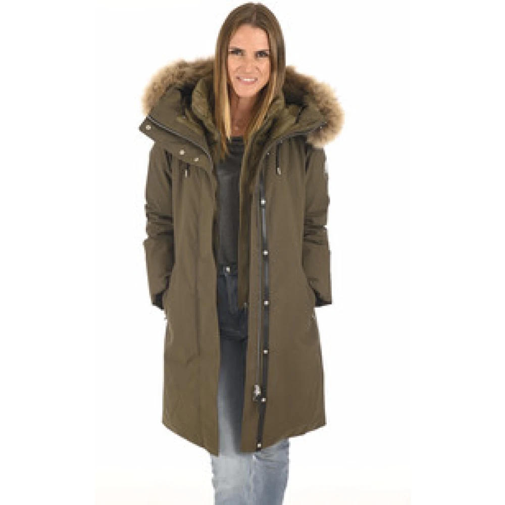 Mackage Premium Canadese Parka Shiloh-f Green Dames