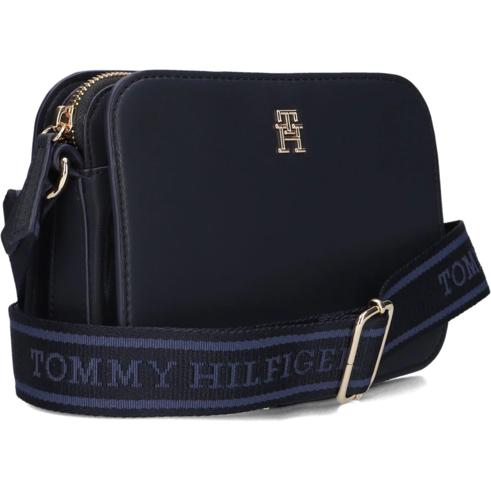 Tommy Hilfiger Blauwe Cameratas met Logoband Blue Dames