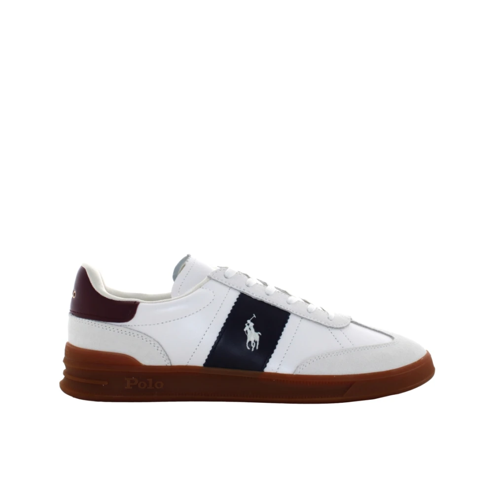 Polo Ralph Lauren Multicolor Låga Sneakers Med Hjärtmönster