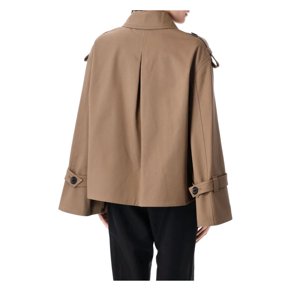 By Malene Birger Beige Fossil Alisandra Trench Jacket By Herenne Birger Brown Dames