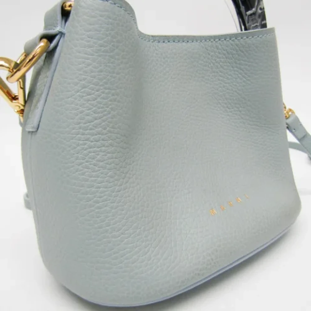 Marni Pre-owned Leather handbags Blue Dames