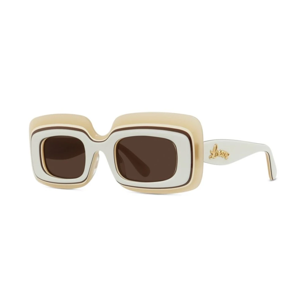 Loewe Unisex Beige Sunglasses - Sunglasses - One Size - Accessories
