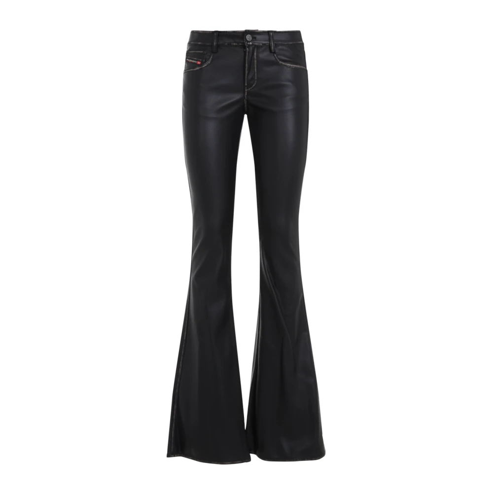 Diesel Zwarte Broek Stijlvol Ontwerp Black Dames