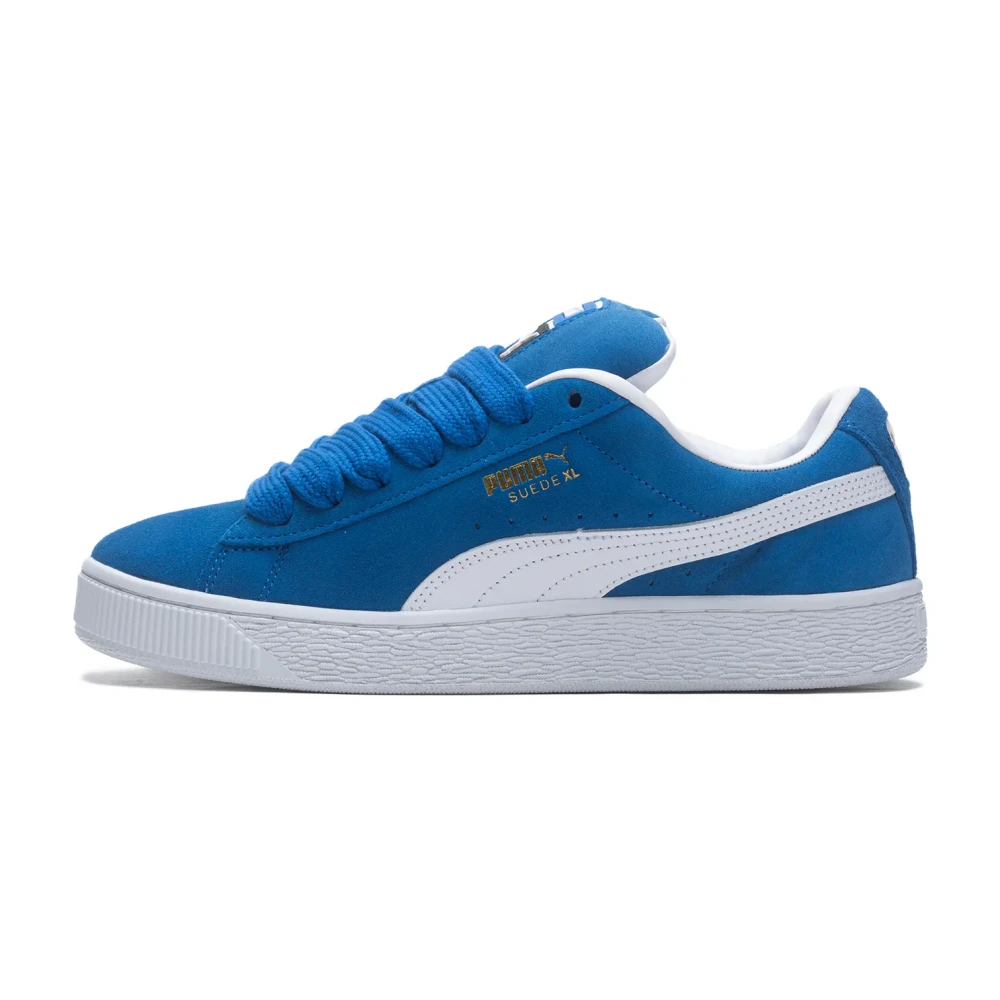 Puma Men's Blue Sneakers, 3 Uk, Suede Xl