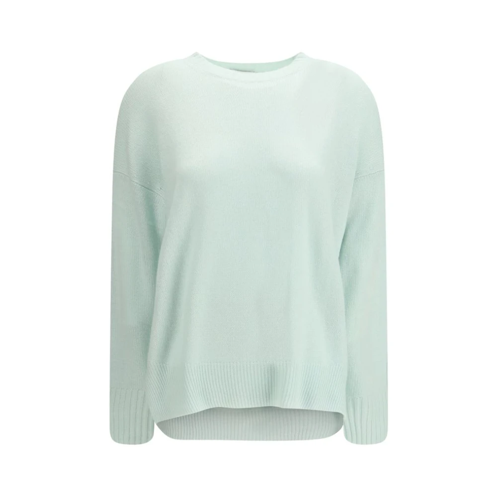 Allude Women's Blue Cashmere Knitwear, M, Round-Neck Cashmere Jumper