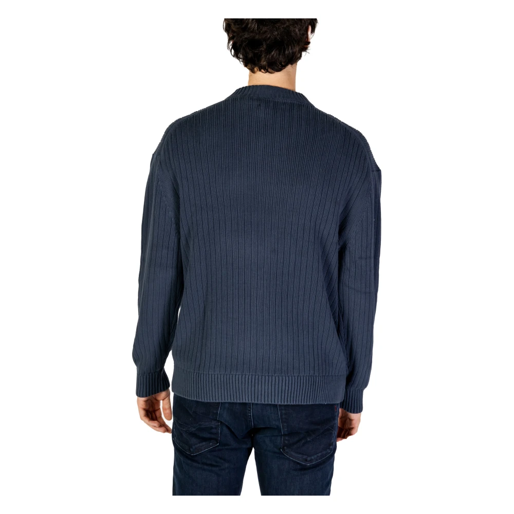 Calvin Klein Jeans Mannen Gebreide Kleding Collectie voor Herfst Winter Blue Heren