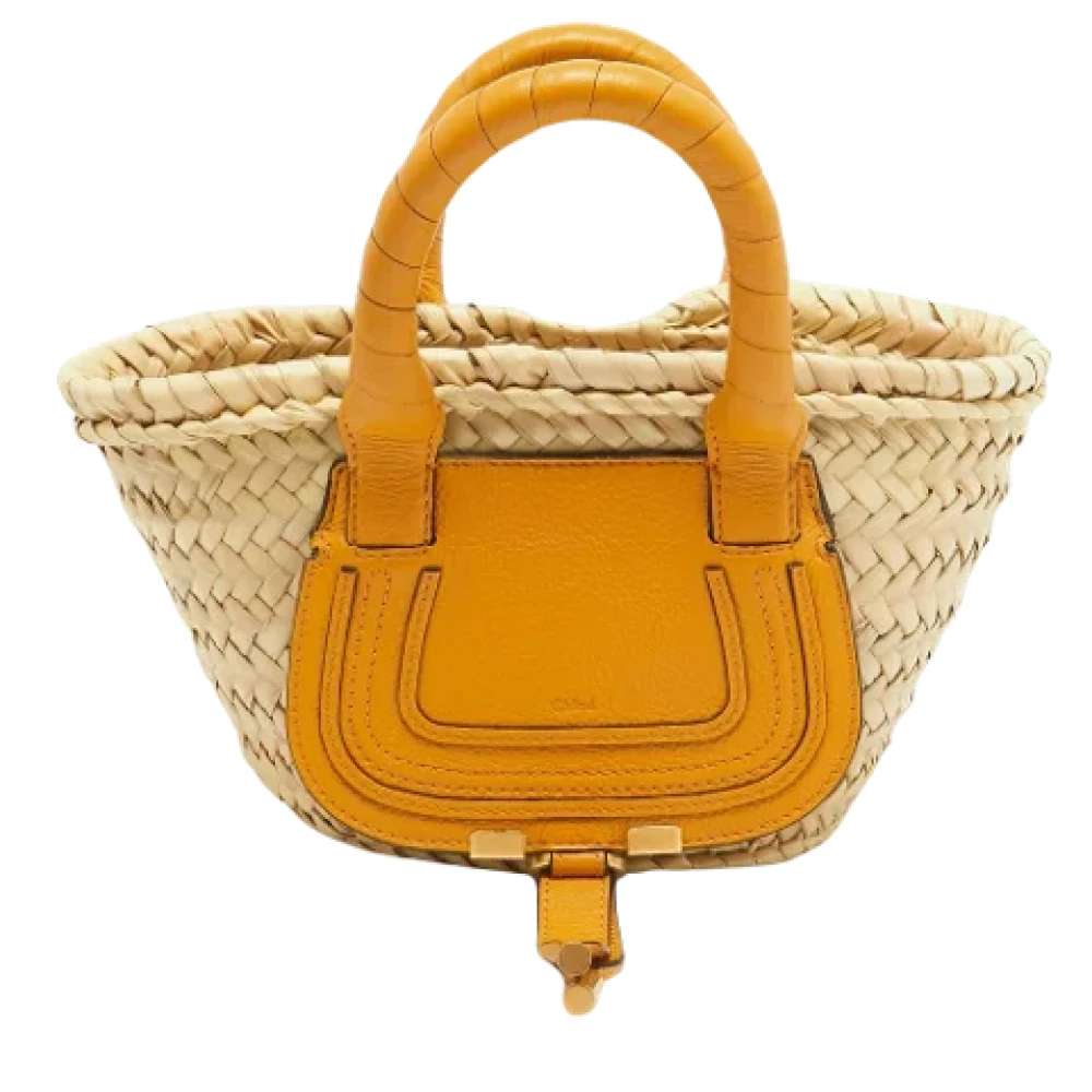 Chloé Pre-owned Leather totes Yellow Dames