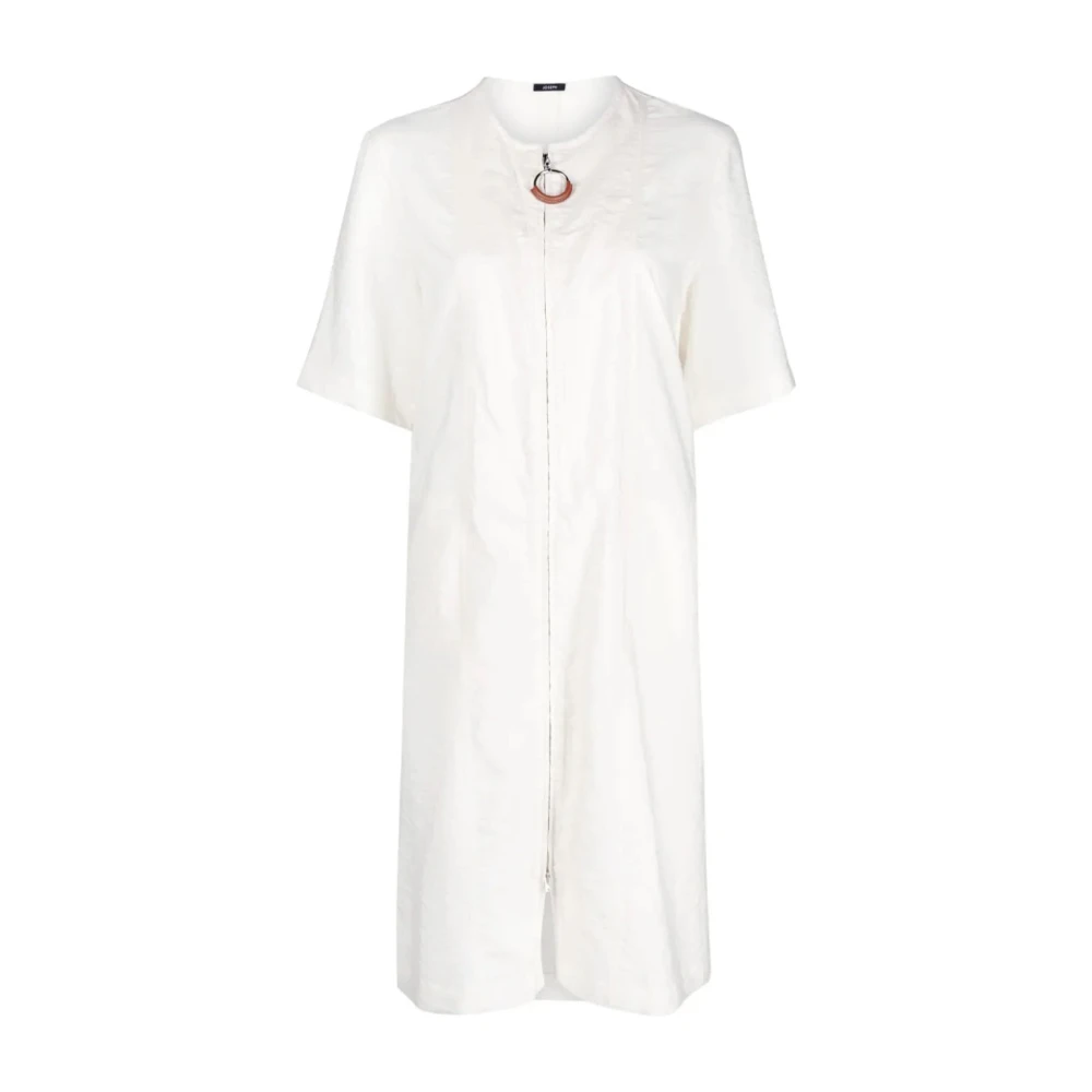 Joseph Donna Beige - Abito Midi In Seta Stile Cleaver - Dresses - L