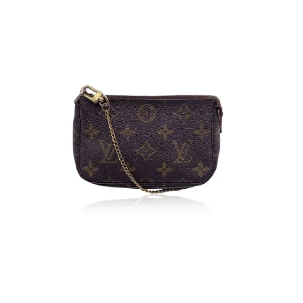 Louis Vuitton Vintage Pre-owned Fabric clutches Brown Dames