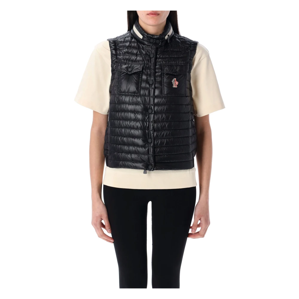 Moncler - Jackets > Vests - Black - Moncler - Modalova