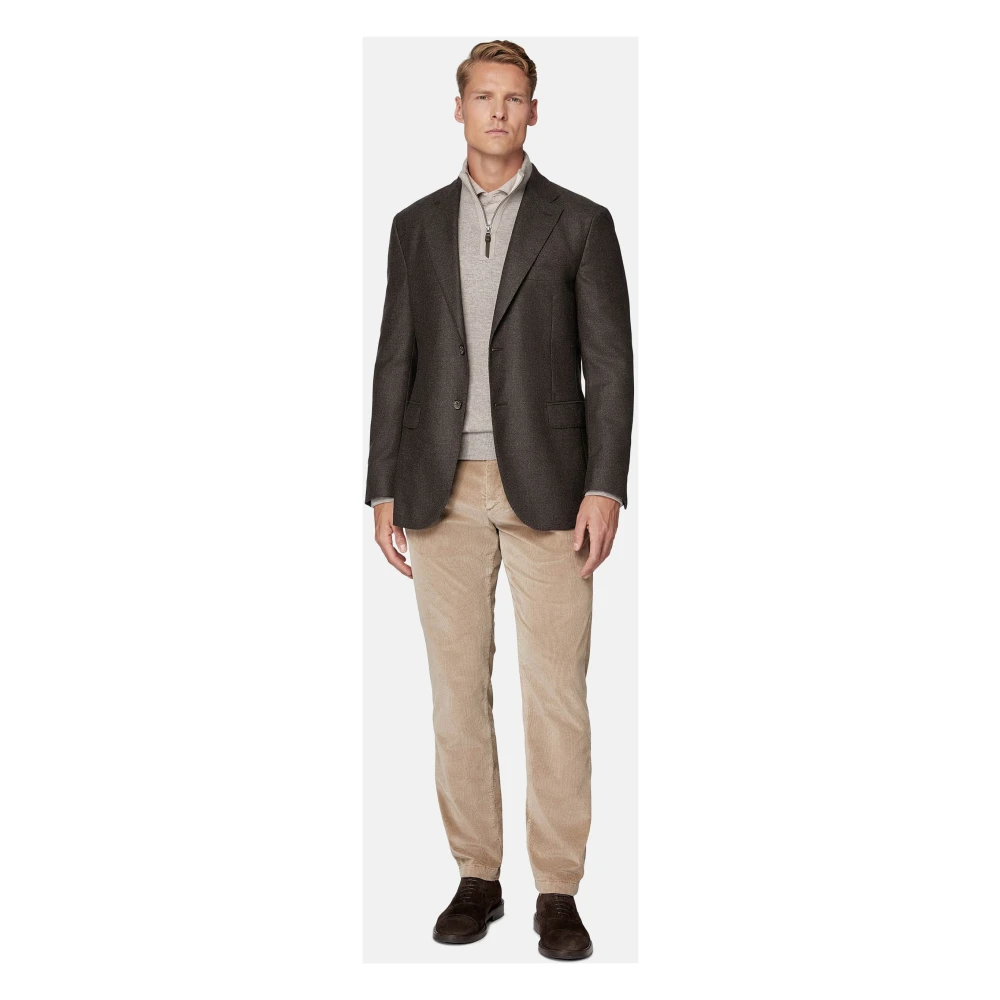 Boggi Milano Jas van zuivere wol Blue Heren