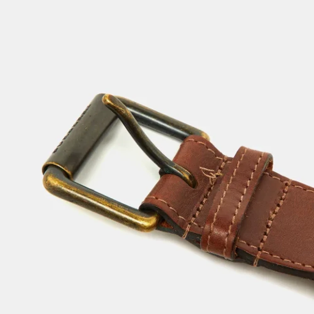Burberry Vintage Pre-owned Leather belts Brown Dames