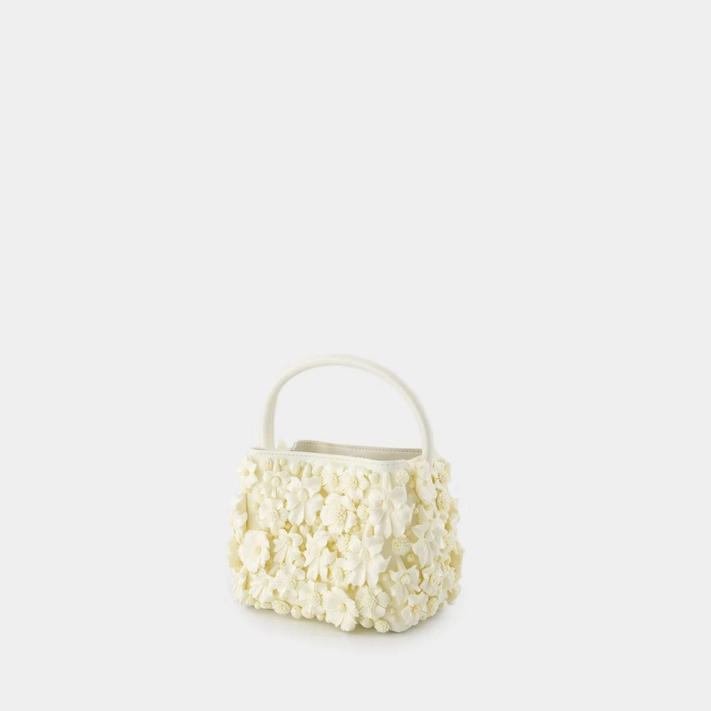 Cult Gaia Witte Leren Mini Top Handtas White Dames