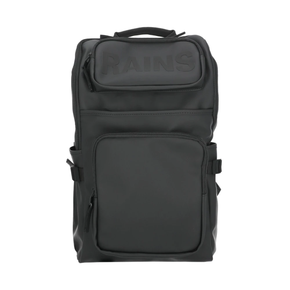 Rains Men's Black Backpacks, One Size, Texel Cargo Backpack
