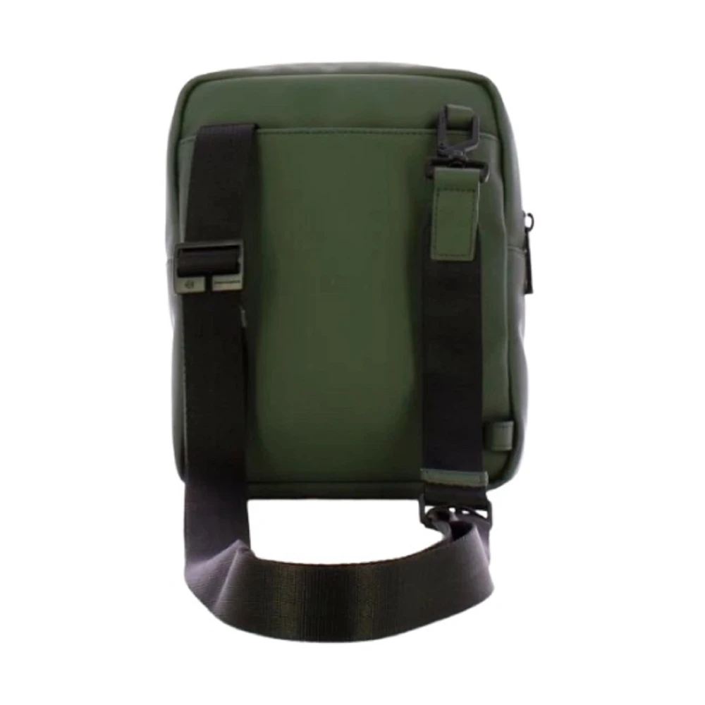 Piquadro Kleine Groene Schoudertas Green Heren