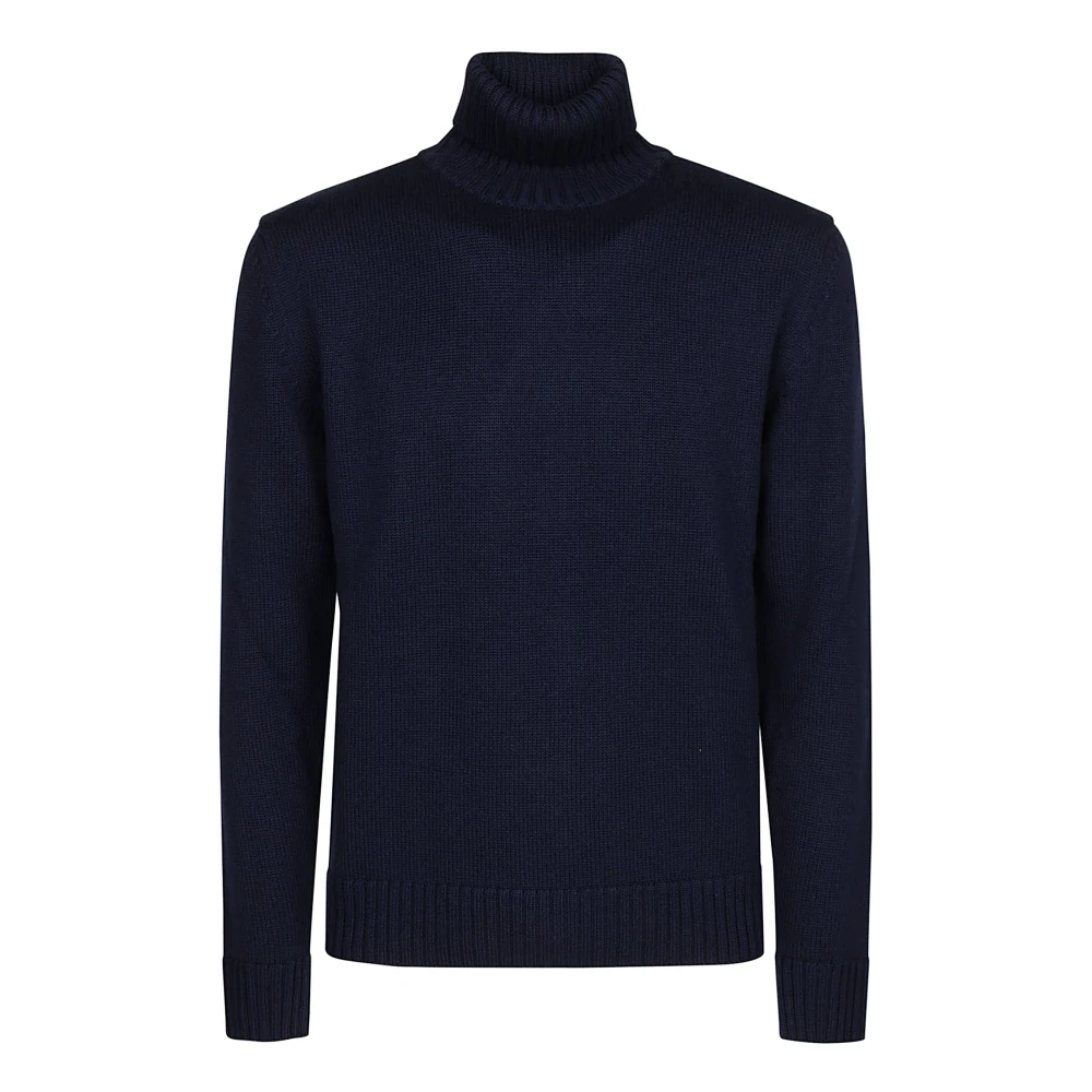 Hindustrie Hoge hals trui Blue Heren