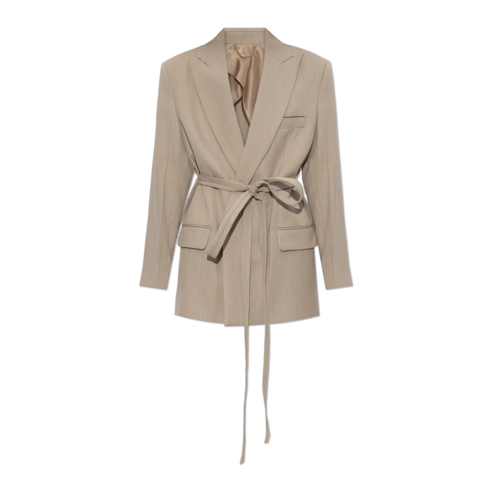 Victoria Beckham Wollen blazer Beige Dames
