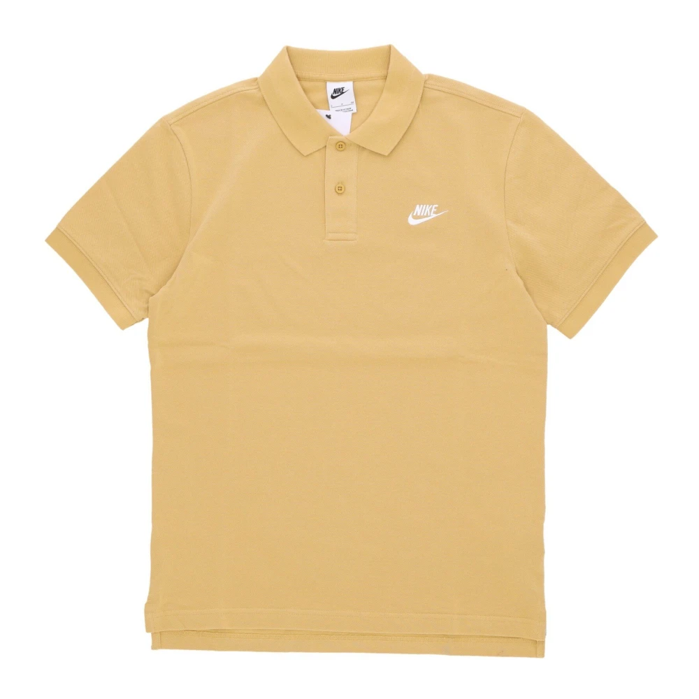Nike Goud Wit Polo Matchup Streetwear Shirt Yellow Heren