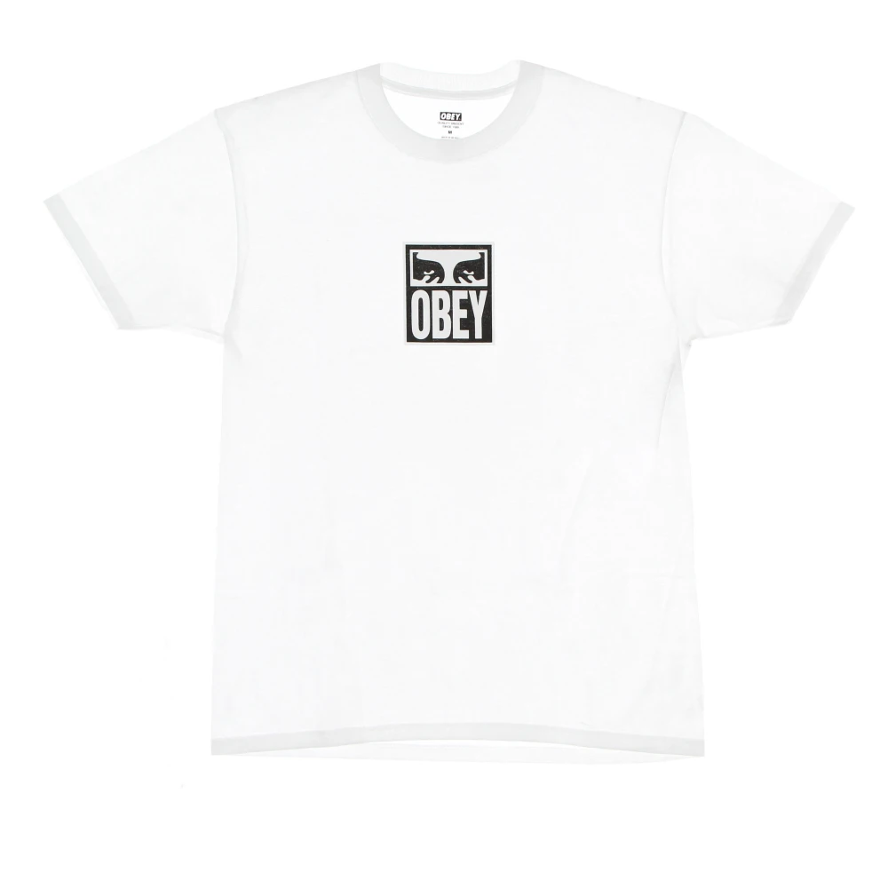 Obey Klassisk Eyes Icon Tee Vit Herr White, Herr