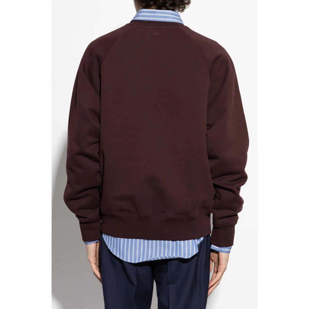 Ami Paris Sweatshirt met logo Red Dames