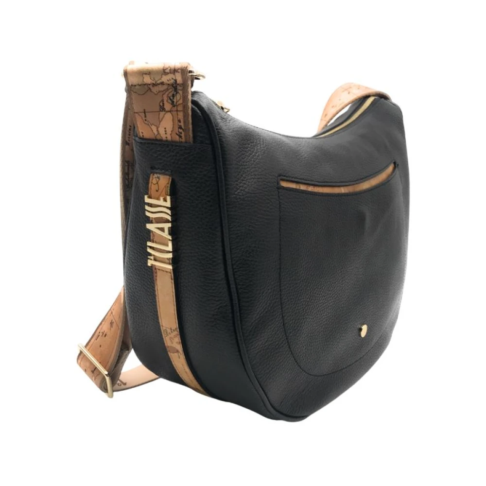 Alviero Martini 1a Classe Klassieke Geo Print Schoudertas Black Dames
