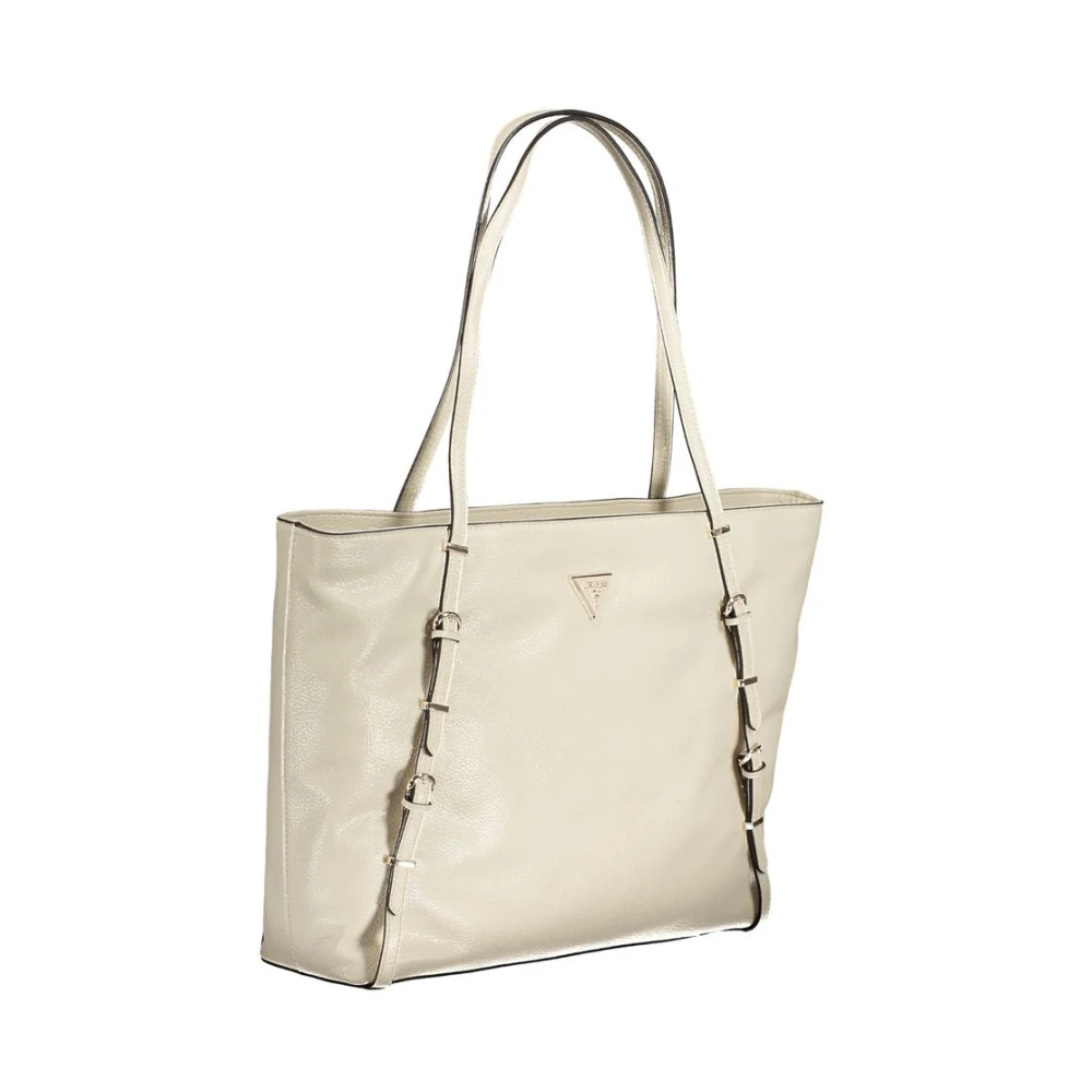 Guess Beige Handtas van Polyethyleen Beige Dames