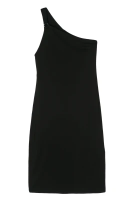 One Shoulder Jersey Dress