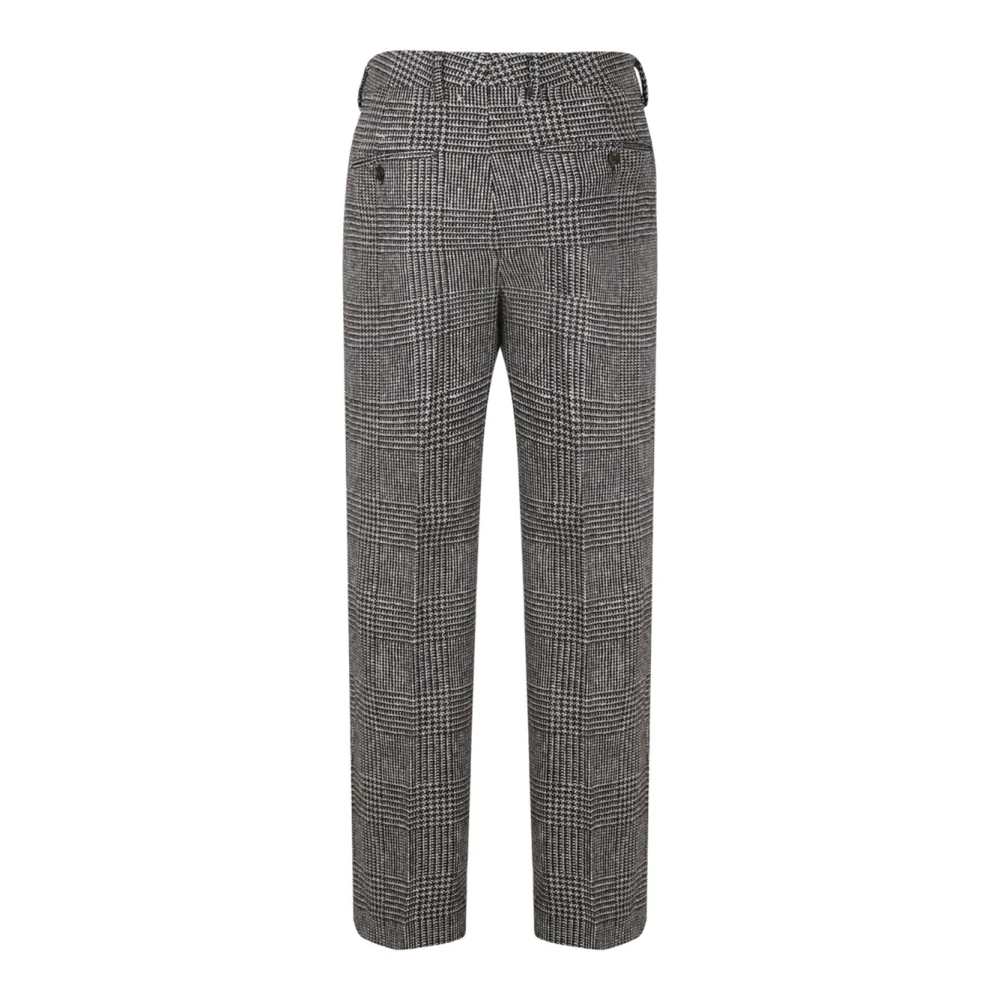 Golden Goose Geruite Mario broek Black Heren