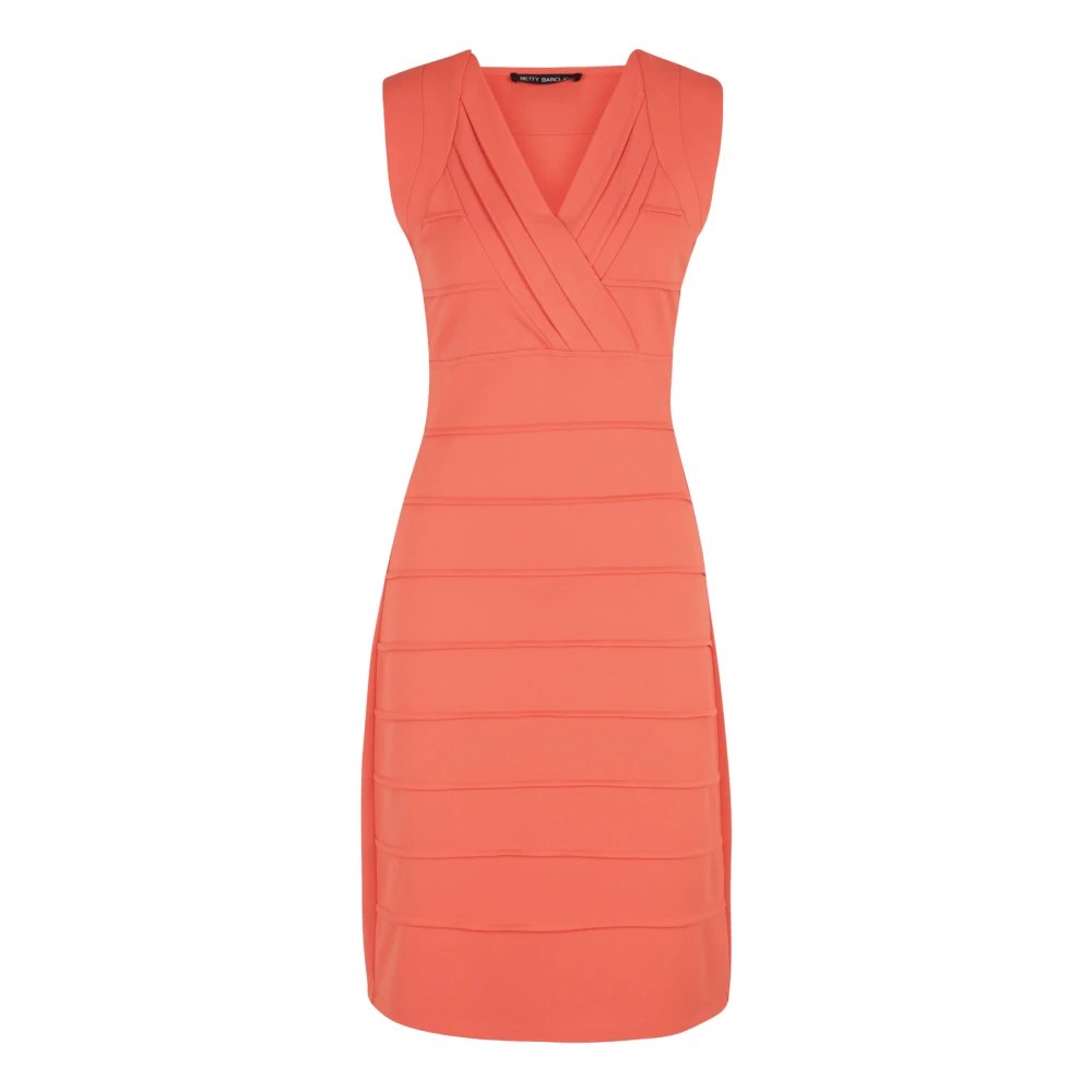 Betty Barclay Mouwloze Jurk Orange Dames