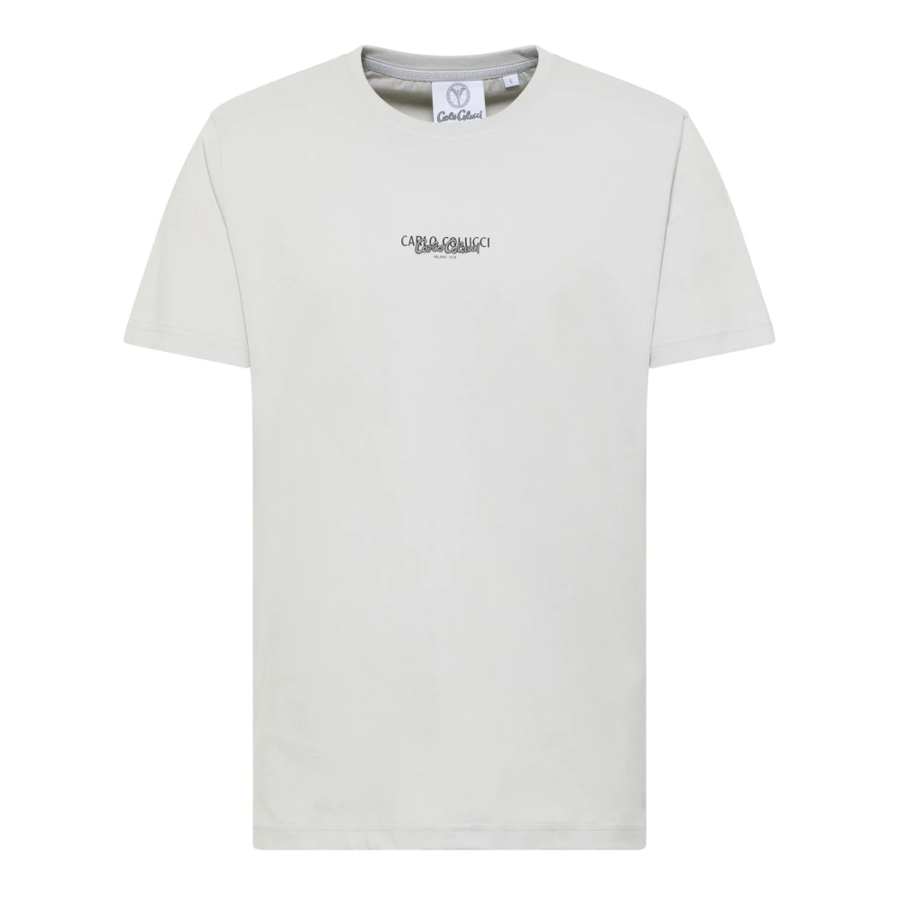 Carlo Colucci Casual Basic Line T-shirt Gray, Herr