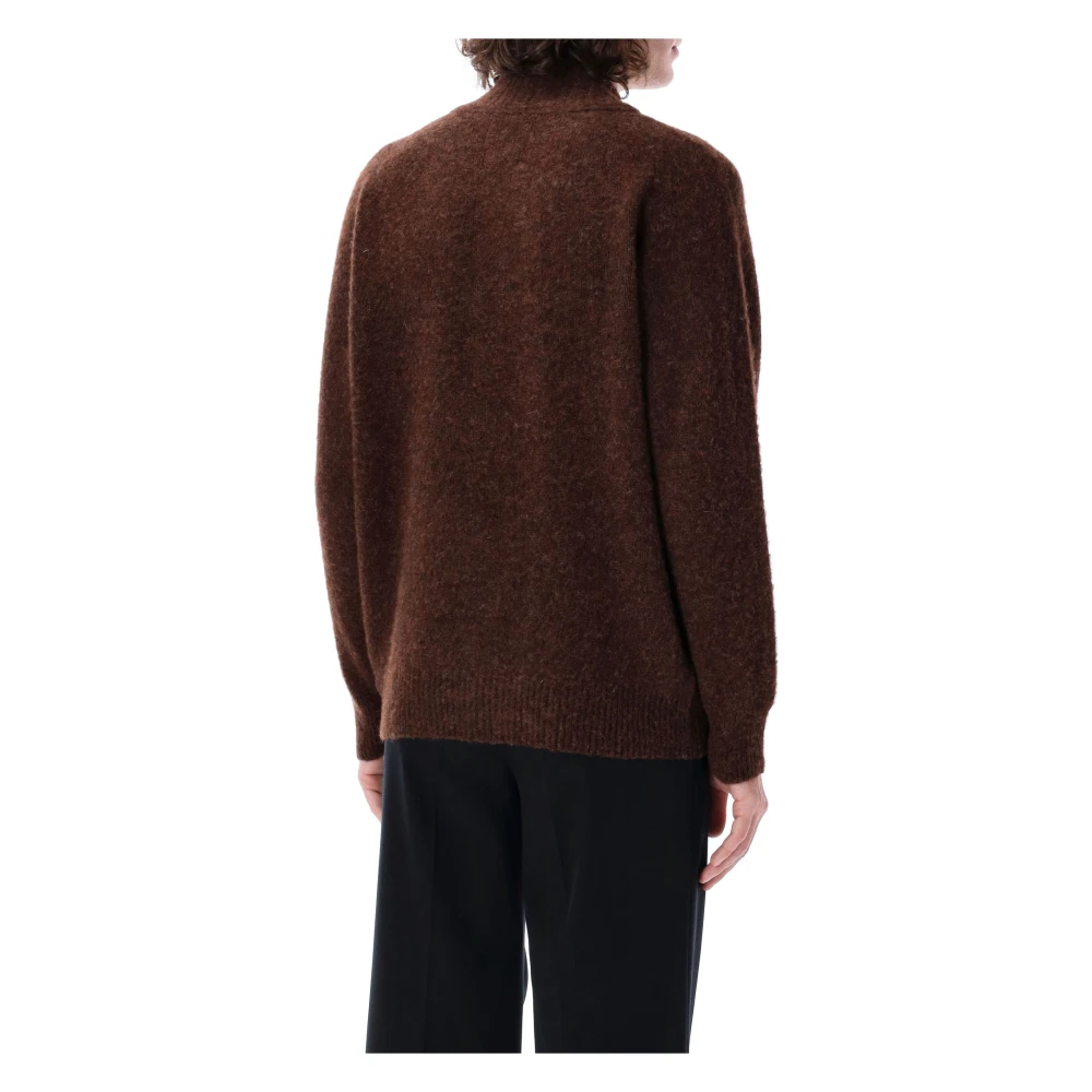 Howlin' Bruine Gebreide Four Eyes Vest Brown Heren