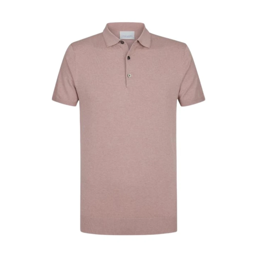 Profuomo Klassiek Poloshirt voor veelzijdige stijl Brown Heren