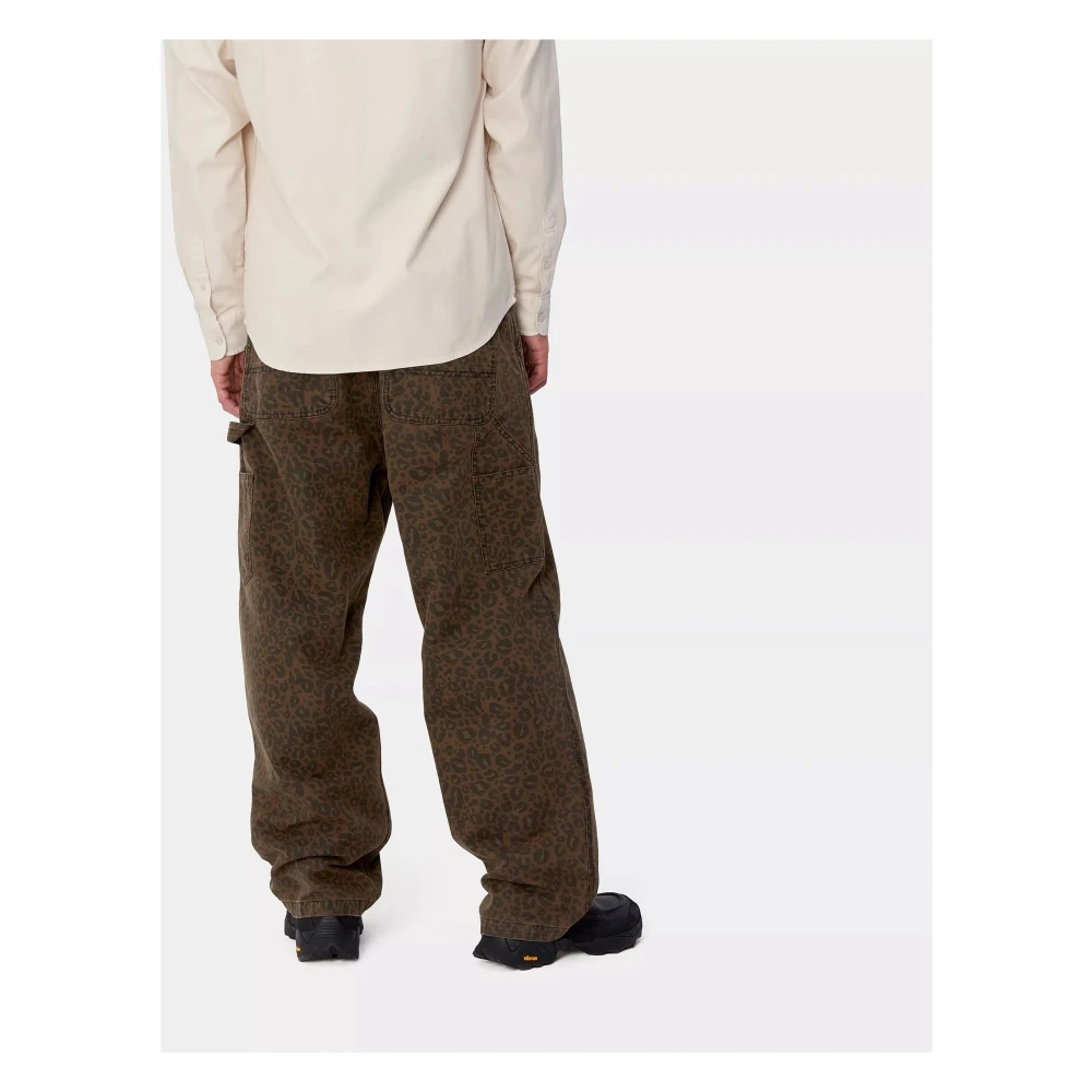 Carhartt WIP Ruimvallende werkbroek Brown Heren