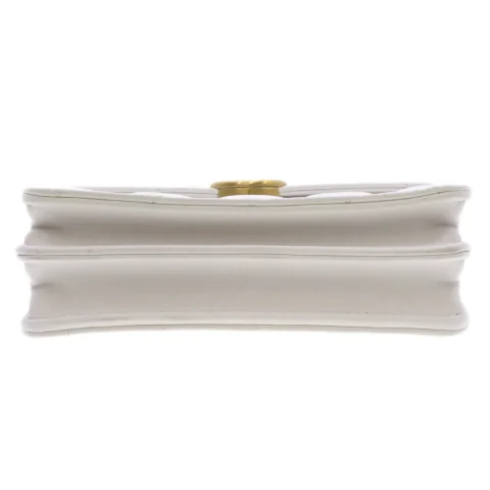 Chanel Vintage Pre-owned Leather chanel-bags White Dames
