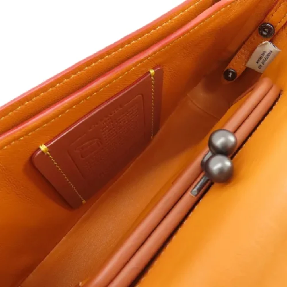 Coach Pre-owned Leather shoulder-bags Brown Dames