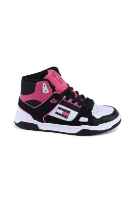 black-leather-hightop-casual-sneakers