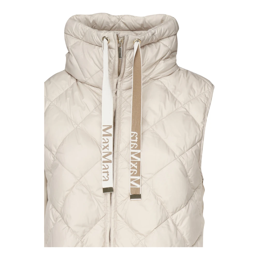 Max Mara Nylon Cube Jacket Beige Dames