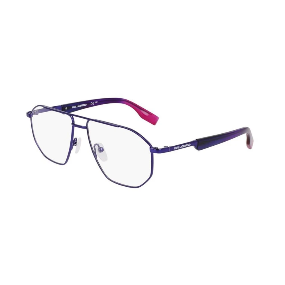 Karl Lagerfeld Unisex Blue Glasses, 56 Mm, Kl353 404 Optical Frame