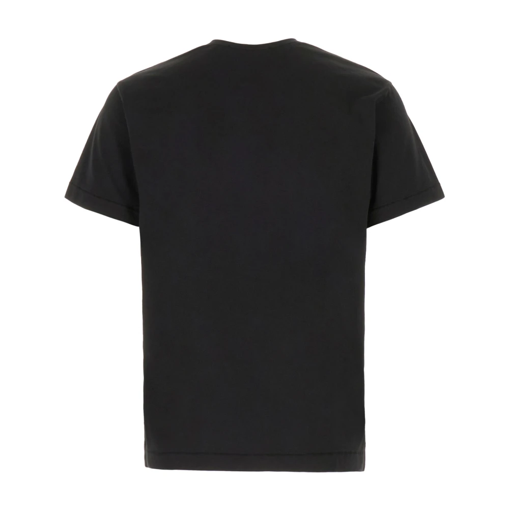 Stone Island Casual Katoenen T-shirt voor Mannen Black Heren