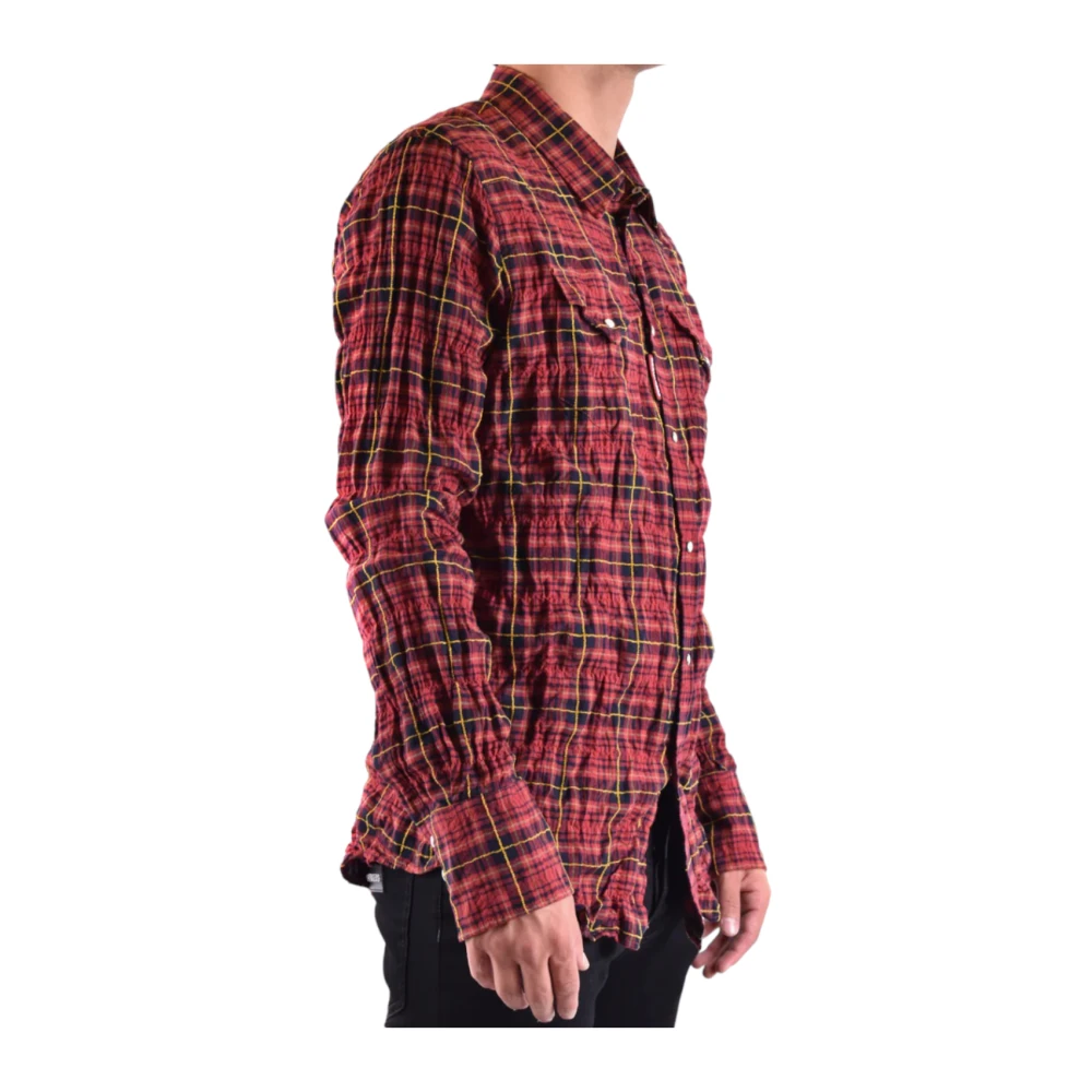 Dsquared2 Rode Stijlvolle Overhemden Red Heren