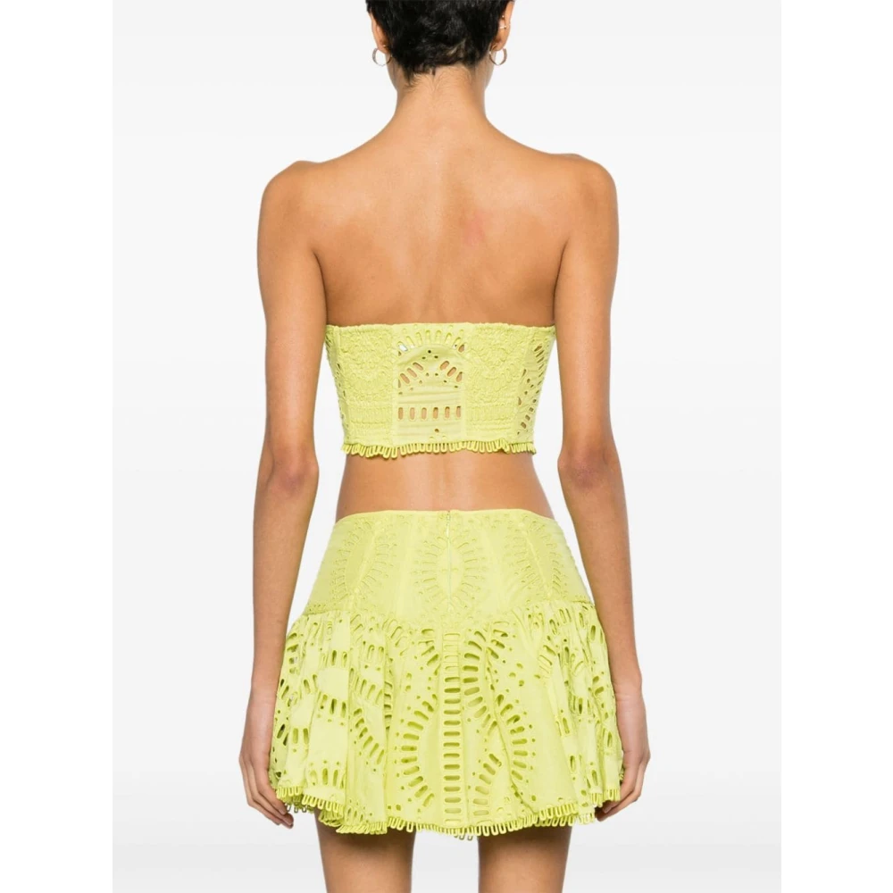 Charo Ruiz Ibiza Elegante Top voor Vrouwen Yellow Dames