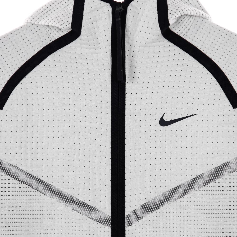Nike Lichtgewicht capuchontrui met rits White Heren