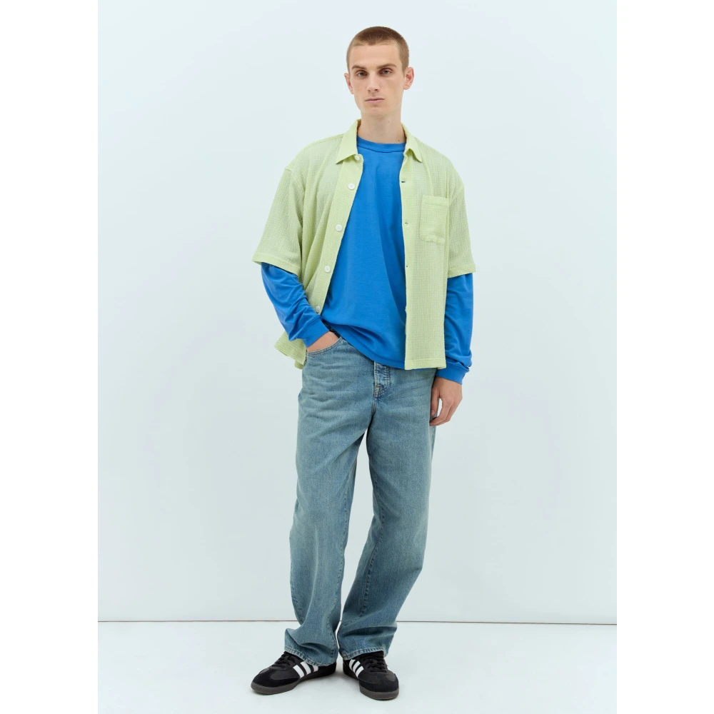 Stüssy Comfy Cotton Lazy T-Shirt Blue Heren