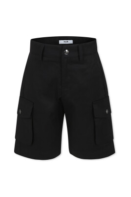 shorts-casual-noirs-avec-poches-cargo