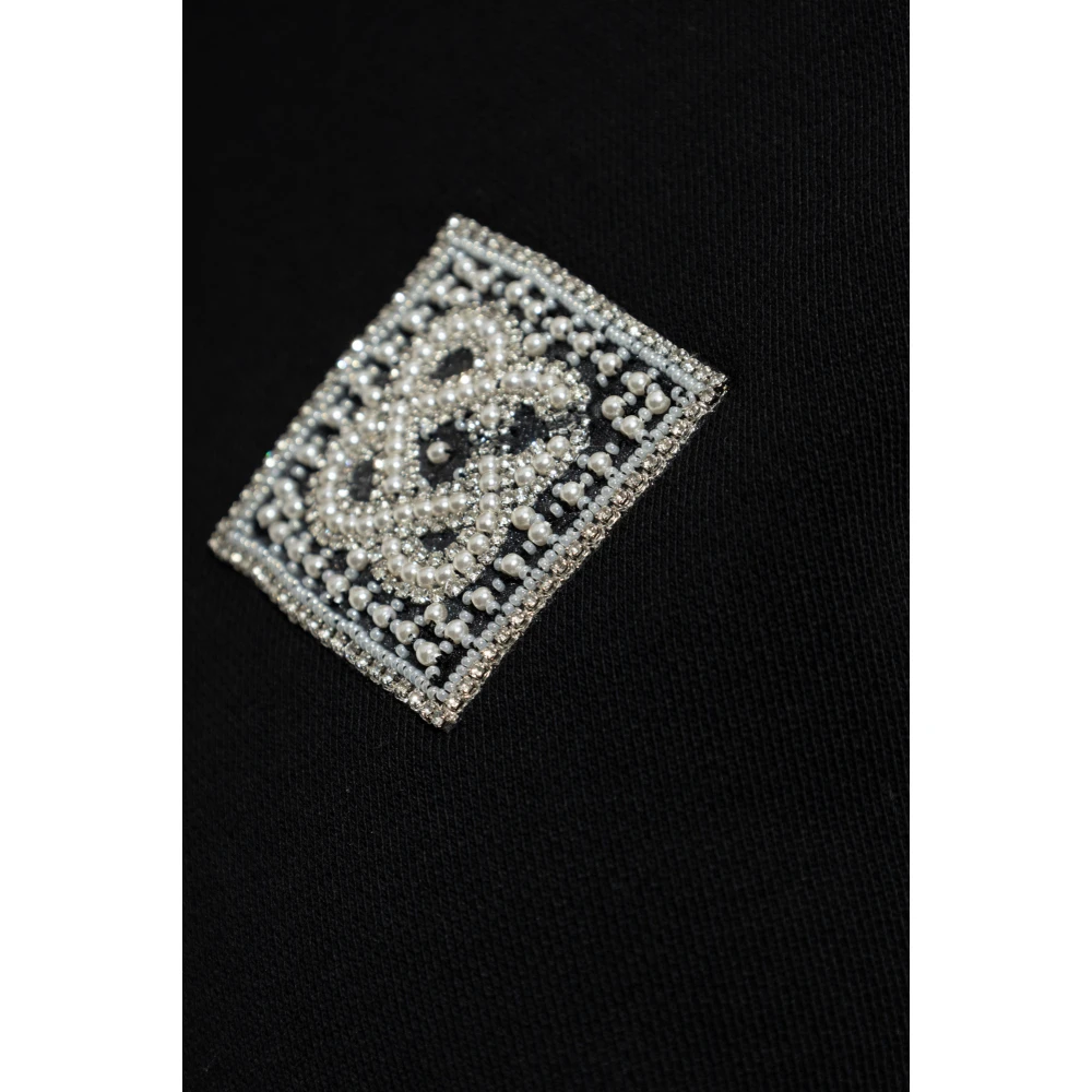 Casablanca Geknipte sweatshirt Black Dames