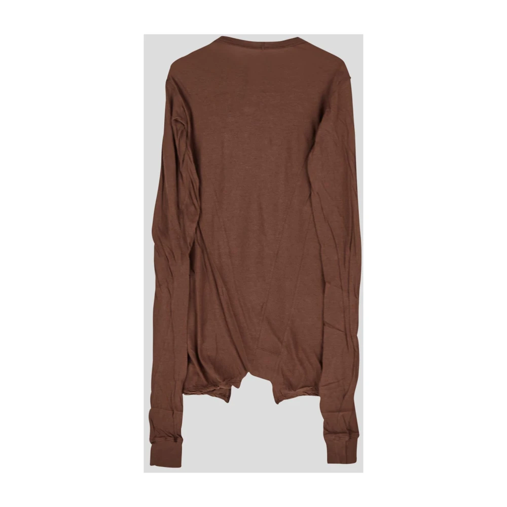 Rick Owens Geo Katoenen T-shirt Brown Dames