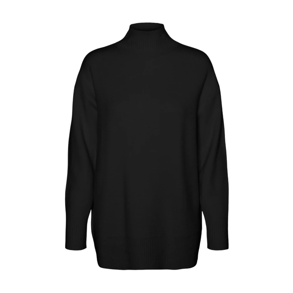 Vero Moda Gezellige Turtleneck Sweater Black Dames
