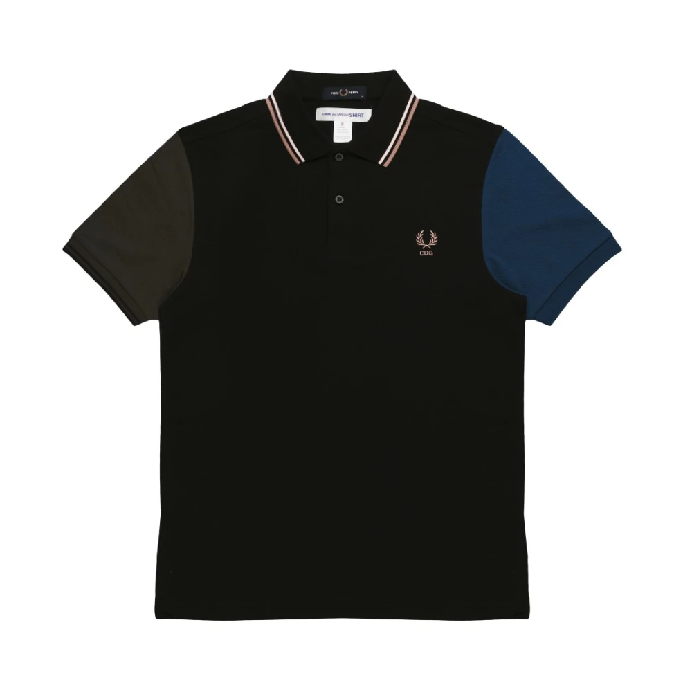 Comme Des Garçons Men's Black Polo Shirts, Xl, Polo Knit