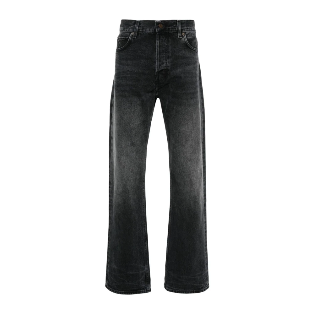 Haikure Zwarte Gewassen Denim Jeans Black Heren